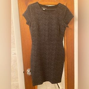 Black dress with white spotting design ($8 cash only)